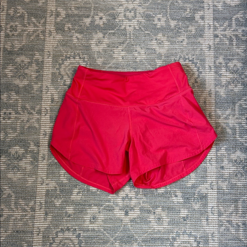 lululemon athletica Bright Pink Athletic Shorts